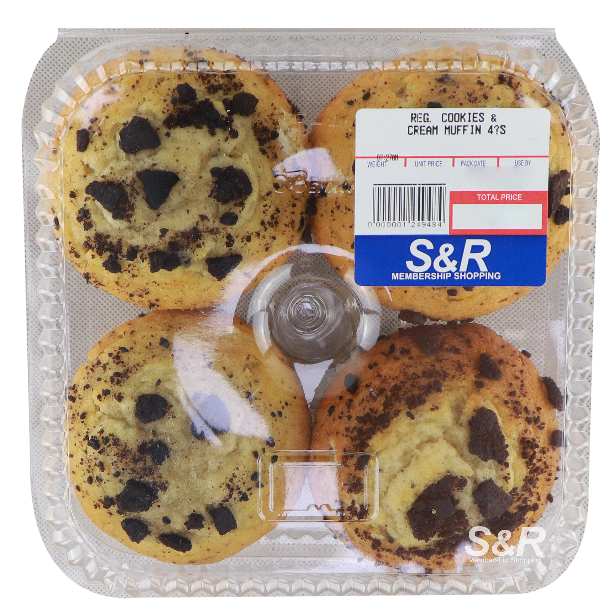 S&R Regular Cookies and Cream Muffins 4pcs S&R Regular Cookies and Cream Muffins 4pcs